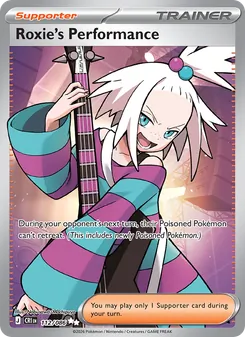 Roxie's Performance card from Chaos Rising, number 112/86
