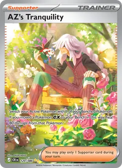 AZ's Tranquility card from Chaos Rising, number 120/86