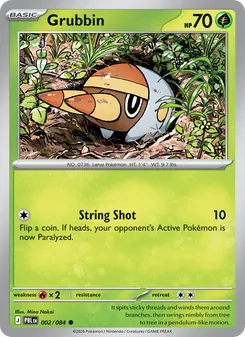 Grubbin card from Pitch Black, number 002/84