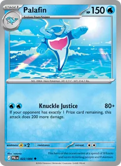Palafin card from Pitch Black, number 022/84