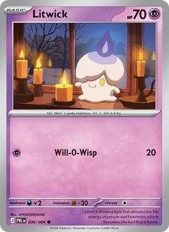 Litwick card from Pitch Black, number 036/84