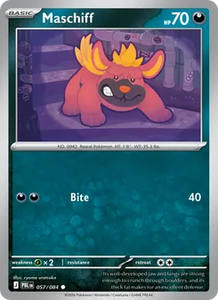 Maschiff card from Pitch Black, number 057/84