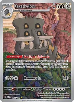 Bastiodon card from Pitch Black, number 093/84