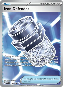 Iron Defender card from Pitch Black, number 110/84