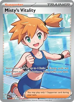 Misty's Vitality card from Pitch Black, number 111/84