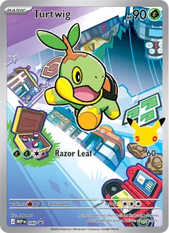 Turtwig card from MEP Black Star Promos, number 040