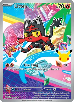 Litten card from MEP Black Star Promos, number 044