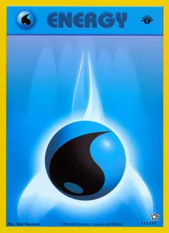 Water Energy card from Neo Genesis, number 111/111