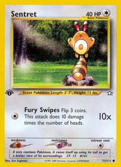 Sentret card from Neo Genesis, number 71/111