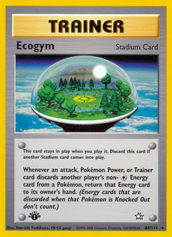 Ecogym card from Neo Genesis, number 84/111