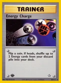 Energy Charge card from Neo Genesis, number 85/111