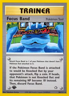 Focus Band card from Neo Genesis, number 86/111