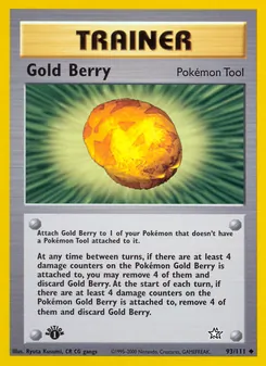 Gold Berry card from Neo Genesis, number 93/111