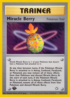 Miracle Berry card from Neo Genesis, number 94/111