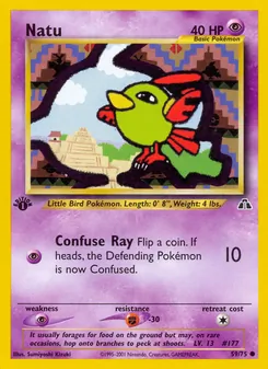 Natu card from Neo Discovery, number 59/75