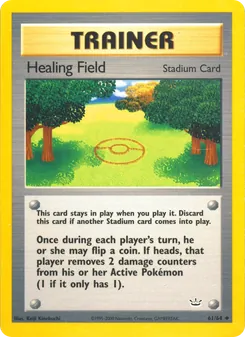 Healing Field card from Neo Revelation, number 61/64
