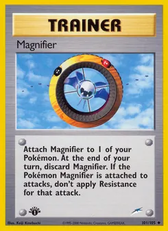 Magnifier card from Neo Destiny, number 101/105