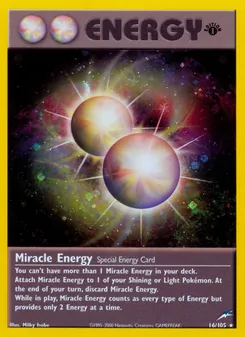 Miracle Energy card from Neo Destiny, number 16/105