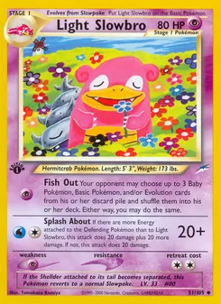 Light Slowbro card from Neo Destiny, number 51/105