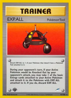 EXP.ALL card from Neo Destiny, number 93/105