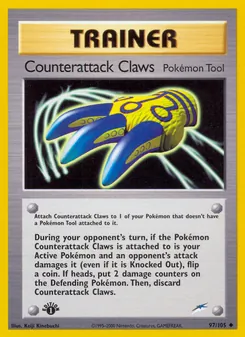 Counterattack Claws card from Neo Destiny, number 97/105