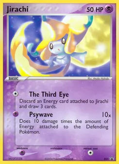Kartu Jirachi dari Nintendo Black Star Promos, nomor 21/40