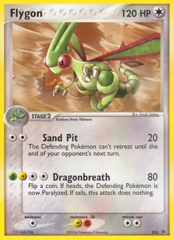 Kartu Flygon dari Nintendo Black Star Promos, nomor 25/40