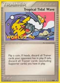 Kartu Tropical Tidal Wave dari Nintendo Black Star Promos, nomor 36/40