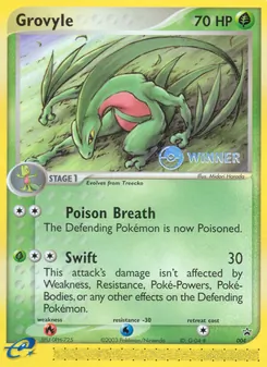 Kartu Grovyle dari Nintendo Black Star Promos, nomor 4/40