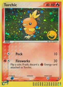 Kartu Torchic dari Nintendo Black Star Promos, nomor 6/40
