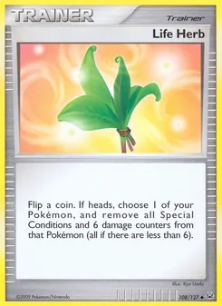 Life Herb card from Platinum, number 108/127