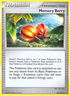 Memory Berry card from Platinum, number 110/127