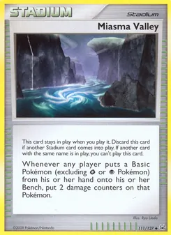 Miasma Valley card from Platinum, number 111/127