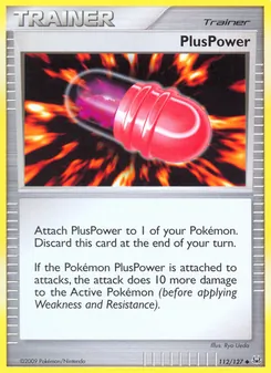 PlusPower card from Platinum, number 112/127