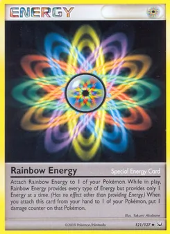 Rainbow Energy card from Platinum, number 121/127