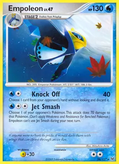 Empoleon card from Platinum, number 26/127