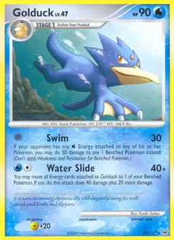Golduck card from Platinum, number 29/127