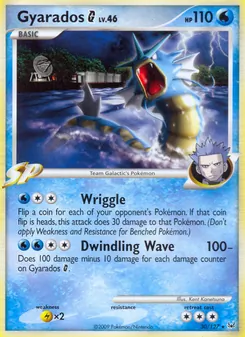 Gyarados G card from Platinum, number 30/127