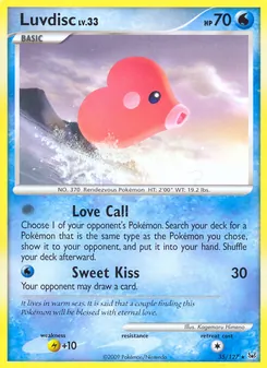 Luvdisc card from Platinum, number 35/127
