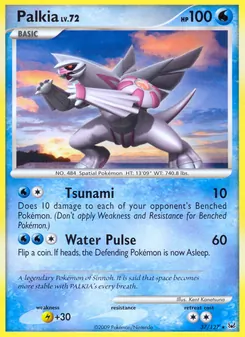 Palkia card from Platinum, number 37/127