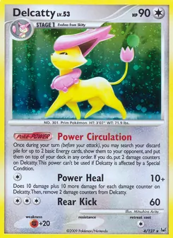 Delcatty card from Platinum, number 4/127