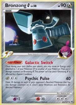 Bronzong G card from Platinum, number 41/127