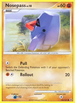 Nosepass card from Platinum, number 84/127