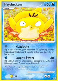 Psyduck card from Platinum, number 87/127
