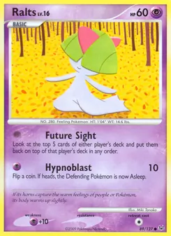Ralts card from Platinum, number 89/127