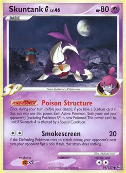 Skuntank G card from Platinum, number 94/127