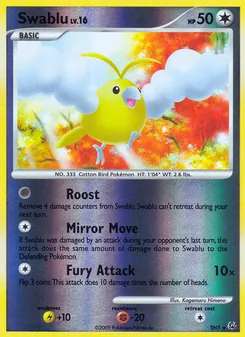 Swablu card from Platinum, number SH5/127