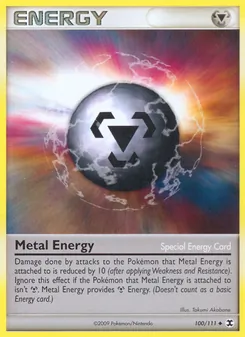 Metal Energy card from Rising Rivals, number 100/111