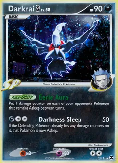 Darkrai G card from Rising Rivals, number 3/111
