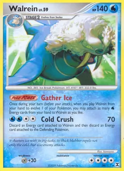 Walrein card from Rising Rivals, number 36/111
